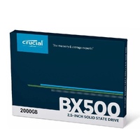 Crucial SSD 2TB BX500 Internal Solid State Drive Laptop 2.5" SATA III CT2000BX500SSD1