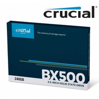 Crucial SSD 240GB BX500 Internal Solid State Drive Laptop 2.5" SATA III 540MB/s CT240BX500SSD1