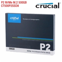 SSD M.2 500GB Crucial P2  NVMe M.2 PCIe 3D NAND SSD CT500P2SSD8 2300 MB/s