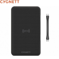 Cygnett ChargeUp Edge+ 27K mAh USB-C Laptop and Wireless Power Bank Black CY3113PBCHE