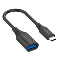 Cygnett Essentials USB-C Male To USB-A Female 10CM Data Transfers Cable Adapter