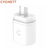 Cygnett PowerPlus 20W USB-C PD Wall Charger 20W USB-C Fast Power Delivery White