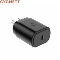 Cygnett PowerPlus 20W USB-C PD USB-C Fast Power Delivery Wall Charger Black
