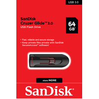 SanDisk USB Cruzer Glide 3.0 64GB Flash Drive Memory Stick CZ600-064G