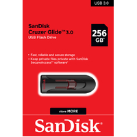 SanDisk USB Cruzer Glide 3.0 256GB Flash Drive Memory Stick CZ600-256G