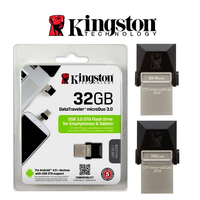Kingston Micro USB Data Traveler MicroDuo USB Flash Drive OTG Android Smartphones Tablets PC USB 3.0