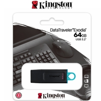 Kingston USB Drive 3.2 DataTraveler Exodia 64GB 3.2 Flash Drive DTX/64GB Blue