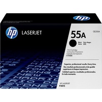 HP 55A Original Laser Toner Cartridge - Black - 1 Pack - 6000 Pages