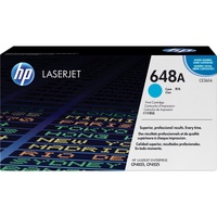 HP 648A Original Standard Yield Laser Toner Cartridge - Cyan - 1 Each - 11000 Pages