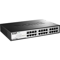 D-Link DGS-1024D 24 Ports Ethernet Switch - Gigabit Ethernet - 10/100/1000Base-T - 2 Layer Supported - 27.50 W Power Consumption