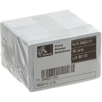 Zebra Premier ID Card - Printable - 53.85 mm x 85.85 mm Length - White - Polyvinyl Chloride (PVC) - 500 Pack
