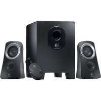 Logitech Z313 2.1 Speaker System - 25 W RMS - Black - 48 Hz to 20 kHz