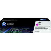 HP 126A Original Standard Yield Laser Toner Cartridge - Magenta - 1 Each - 1000 Pages