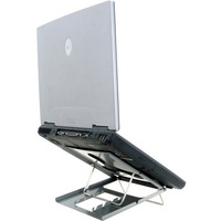 Atdec V-14T Notebook Stand - Up to 35.6 cm (14") Screen Support - 2.99 kg Load Capacity - 1.3 cm Height x 21 cm Width x 21 cm Depth - Steel, Polymer
