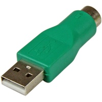 StarTech.com Replacement PS/2 Mouse to USB Adapter - F/M - 1 x 4-pin Type A USB Male - 1 x 6-pin Mini-DIN (PS/2) Female - Black
