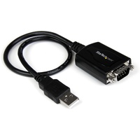 StarTech.com USB to Serial Adapter - Prolific PL-2303 - COM Port Retention - USB to RS232 Adapter Cable - USB Serial - 1 x DB-9