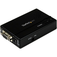 StarTech.com VGA2VID Signal Converter - External - TAA Compliant - Functions: Signal Conversion, Video Conversion - VGA - 1600 x