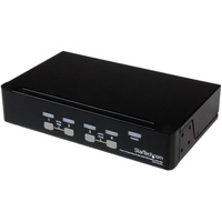 StarTech.com SV431DUSBU KVM Switchbox - TAA Compliant - 4 Computer(s) - 1 Local User(s) - 1920 x 1440 - 2 x USB - 1 x VGA - 1U -