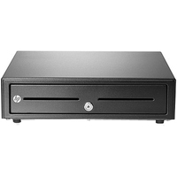 HP Cash Drawer - 2 Media Slot - 3 Lock Position, Printer Driven - Black - 109.2 mm Height x 414 mm Width x 411.5 mm Depth