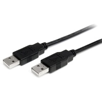 StarTech.com 1m USB 2.0 A to A Cable - M/M - Cable for USB Hub, Computer - First End: 1 x 4-pin USB 2.0 Type A - Male - Second E