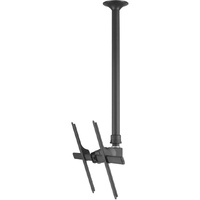 Atdec Ceiling Mount for Flat Panel Display - Black - Height Adjustable - 1 Display(s) Supported - 64.86 kg Load Capacity - Aluminium