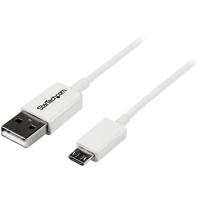 StarTech.com 0.5m White Micro USB Cable - A to Micro B - First End: 1 x 4-pin USB 2.0 Type A - Male - Second End: 1 x 5-pin Micr