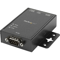 StarTech.com 1-Port Serial-to-IP Ethernet Device Server, RS232, DIN Rail / Surface Mount, Aluminum, TAA - Replaced by I13-SERIAL
