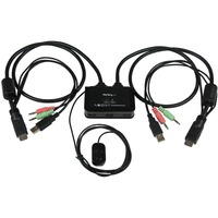 StarTech.com KVM Switchbox - 2 Computer(s) - 1 Local User(s) - 1920 x 1200 - 3 x USB - 2 x HDMI