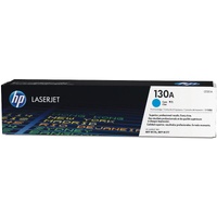 HP 130A Original Laser Toner Cartridge - Cyan - 1 Each - 1000 Pages