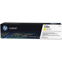 HP 130A Original Laser Toner Cartridge - Yellow - 1 Each - 1000 Pages