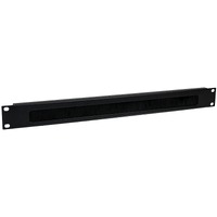 StarTech.com 1U Brush Strip Horizontal Server Rack Cable Management Panel - Cable Management Panel - 482.6 mm Length - 1U Height
