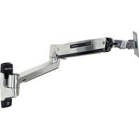 Ergotron Mounting Arm for Flat Panel Display, All-in-One Computer - Polished Aluminum - Height Adjustable - 116.8 cm (46") Screen Support - 13.60 kg