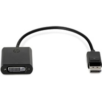 HP DisplayPort/DVI Video Cable for Video Device, Notebook, Projector - First End: 1 x DisplayPort Digital Audio/Video - Male - Second End: 1 x DVI -