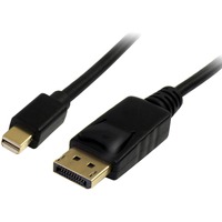 StarTech.com 3m (10ft) Mini DisplayPort to DisplayPort 1.2 Cable, 4K x 2K mDP to DisplayPort Adapter Cable, Mini DP to DP Cable