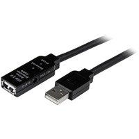 StarTech.com 5m USB 2.0 Active Extension Cable - M/F - First End: 1 x 4-pin USB 2.0 Type A - Male - Second End: 1 x 4-pin USB 2.