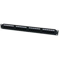 StarTech.com 24 Port 1U Rackmount Cat 6 110 Patch Panel - 24 x RJ-45 - 24 x RJ-11 - 1U High - 19" Wide - Rack-mountable