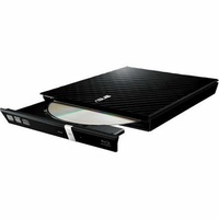 Asus SDRW-08D2S-U LITE DVD-Writer - External - Black - DVD-RAM/ RW Support - 24x CD Read/24x CD Write/16x CD Rewrite - 8x DVD Read/8x 