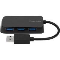 Targus USB Hub - USB - Smartphone, Mouse, Keyboard, Hard Drive, Flash Drive - External - 4 Total USB Port(s) - 4 USB 3.0 Port(s) - PC, Mac
