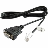 APC by Schneider Electric 2 m DB-9/RJ-45 Data Transfer Cable - Cable for UPS, Desktop Computer, Workstation - First End: 1 x RJ-45 Network - Male - 1
