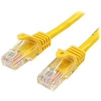 StarTech.com 3 m Yellow Cat5e Snagless RJ45 UTP Patch Cable - 3m Patch Cord - First End: 1 x RJ-45 Network - Male - Second End: