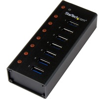 StarTech.com 7 Port USB 3.0 Hub - 5Gbps - Desktop or Wall-mountable Metal Enclosure - 7 Total USB Port(s) - 7 USB 3.0 Port(s)