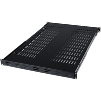 StarTech.com 1U 19.5 to 38in Adjustable Mounting Depth Vented Rack Mount Shelf - 175lbs / 80kg - 27.5in Deep - Add a sturdy adju