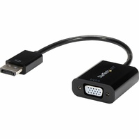 StarTech.com DisplayPort to VGA Adapter, Active DP to VGA Converter, 1080p Video, DP to VGA Adapter Dongle (Digital to Analog),
