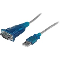 StarTech.com USB to Serial Adapter - Prolific PL-2303 - 1 port - DB9 (9-pin) - USB to RS232 Adapter Cable - USB Serial - 1 x 9-p