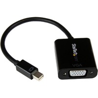 StarTech.com Mini DisplayPort to VGA Adapter, Active Mini DP to VGA Converter, 1080p Video, mDP 1.2 to VGA Monitor Adapter Dongl