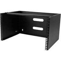 StarTech.com 6U Wall Mount Rack, 14in Deep, 19 inch Wall Mount Network Rack, Wall Mounting Patch Panel Bracket for Switch/IT Equipment - 6U Wall rack