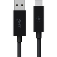 Belkin 91.44 cm USB-C/USB-A Data Transfer Cable - Cable for MacBook, MacBook Pro - First End: 1 x USB 3.1 Type C - Male - Second End: 1 x USB 3.1 A -