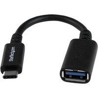 StarTech.com USB-C to USB Adapter - 6in - USB 3.0 (5Gbps) USB-IF Certified - USB-C to USB-A - USB 3.2 Gen 1 - USB C Adapter - USB Type C - Connect a