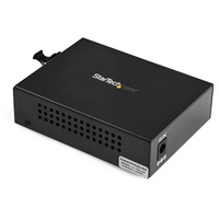 StarTech.com Transceiver/Media Converter - TAA Compliant - 2 Port(s) - 1 x Network (RJ-45) - Duplex LC Port - Twisted Pair, Opti