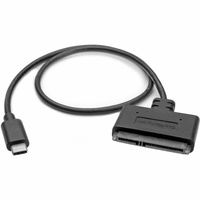 StarTech.com USB C To SATA Adapter - for 2.5" SATA Drives - UASP - External Hard Drive Cable - USB Type C to SATA Adapter - Get